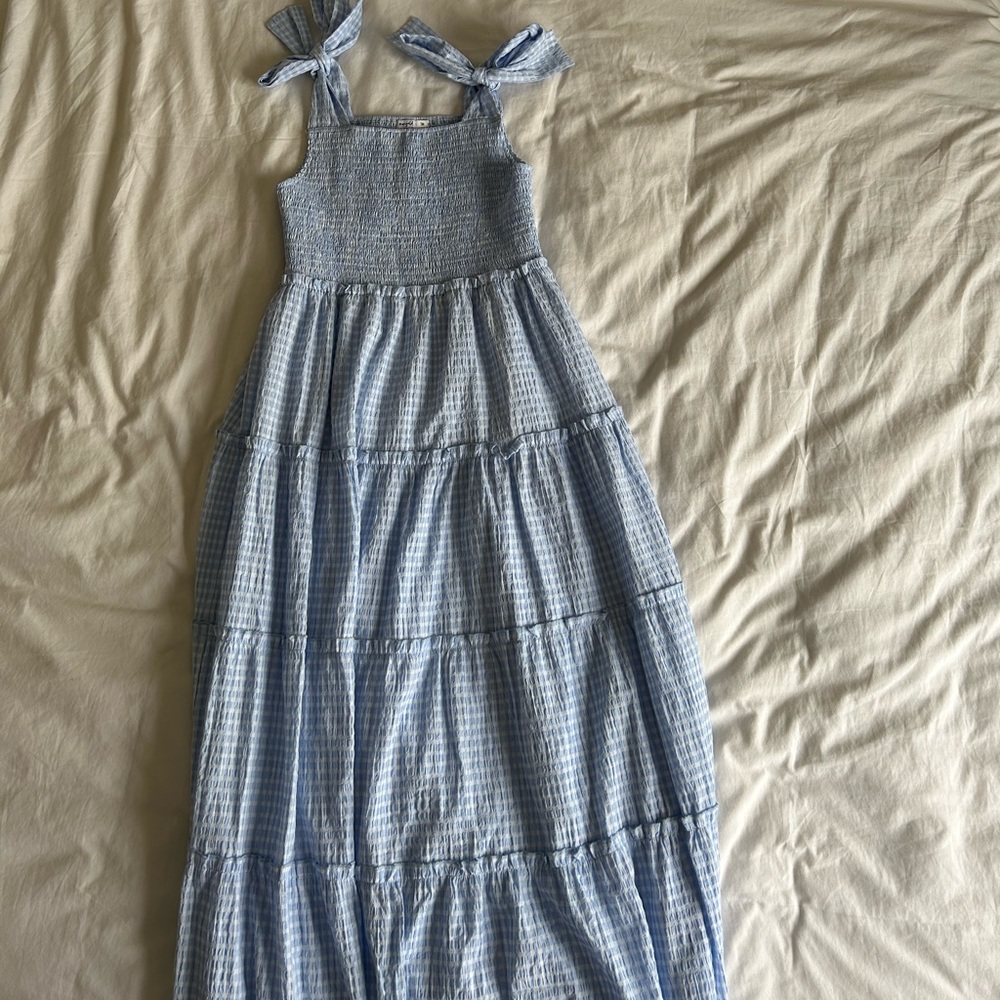 Marigold Clothing co gingham maxi dress